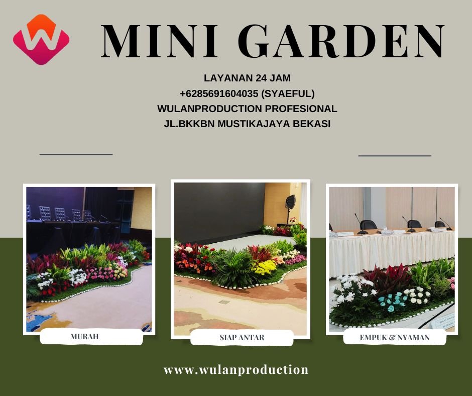 Sewa Mini Garden Garapan Rapi Jakarta Selatan