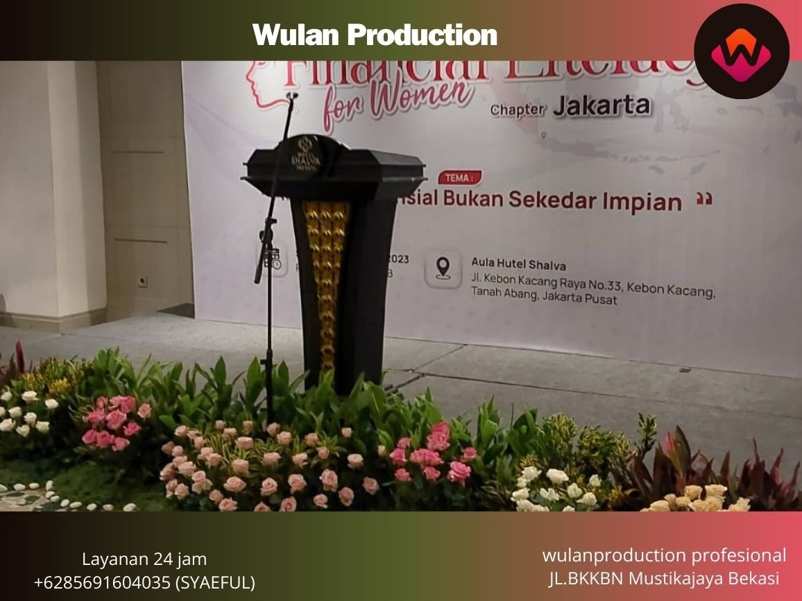 Jasa Sewa Podium Kayu VIP Terbaru Jakarta