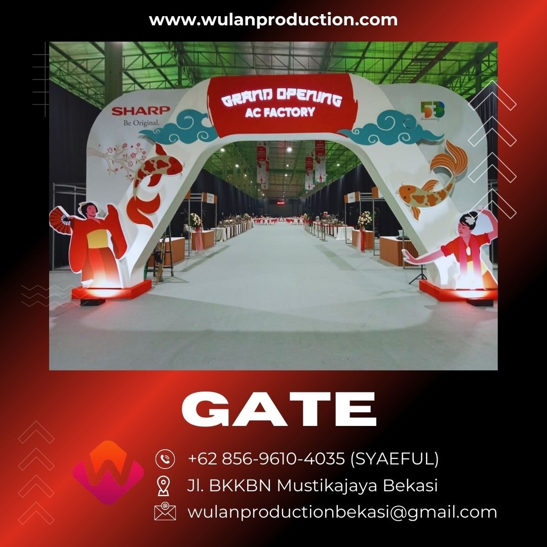 Sewa Gapura Masuk atau Gate Custom Jakarta +6285691604035