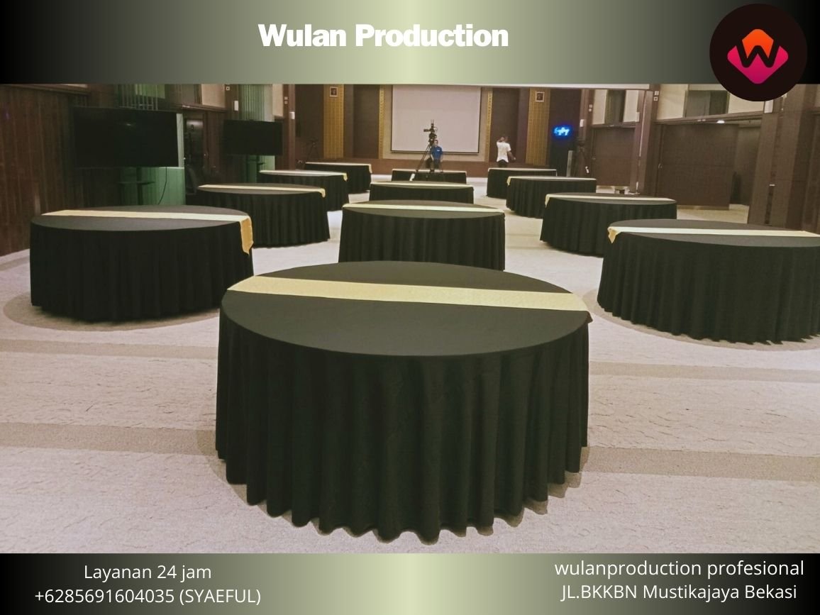 Melayani Sewa Round Table Dinner Set Jakarta