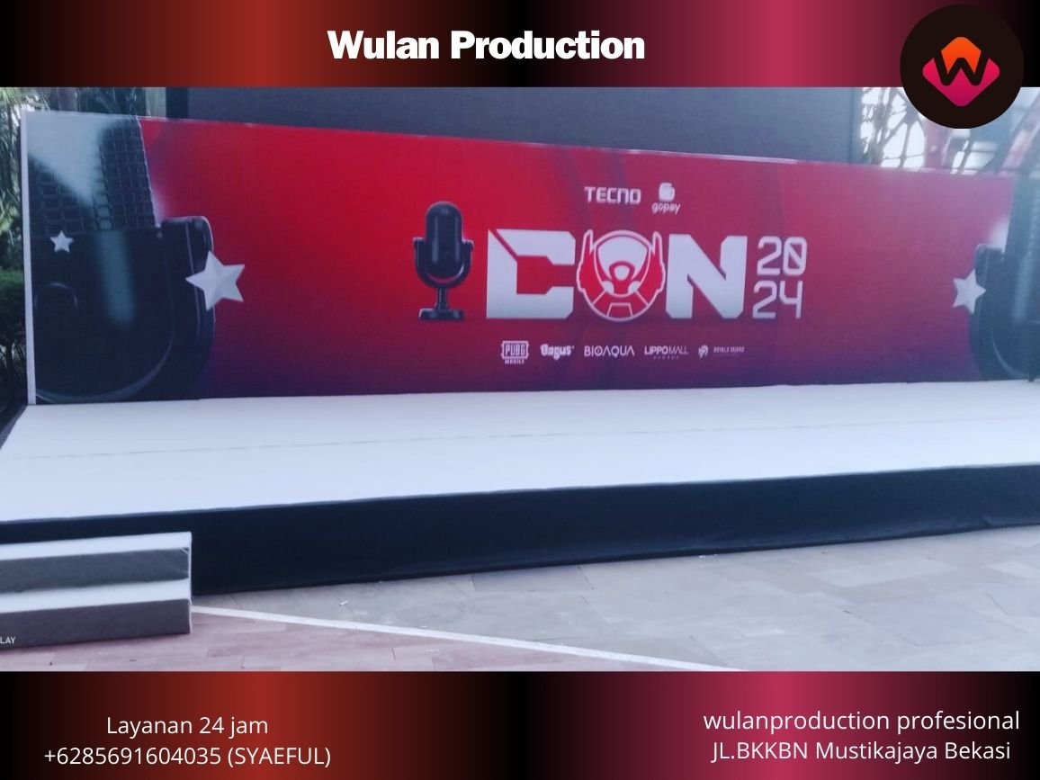Pusat Layanan Sewa Custom Panggung Backdrop Jakarta
