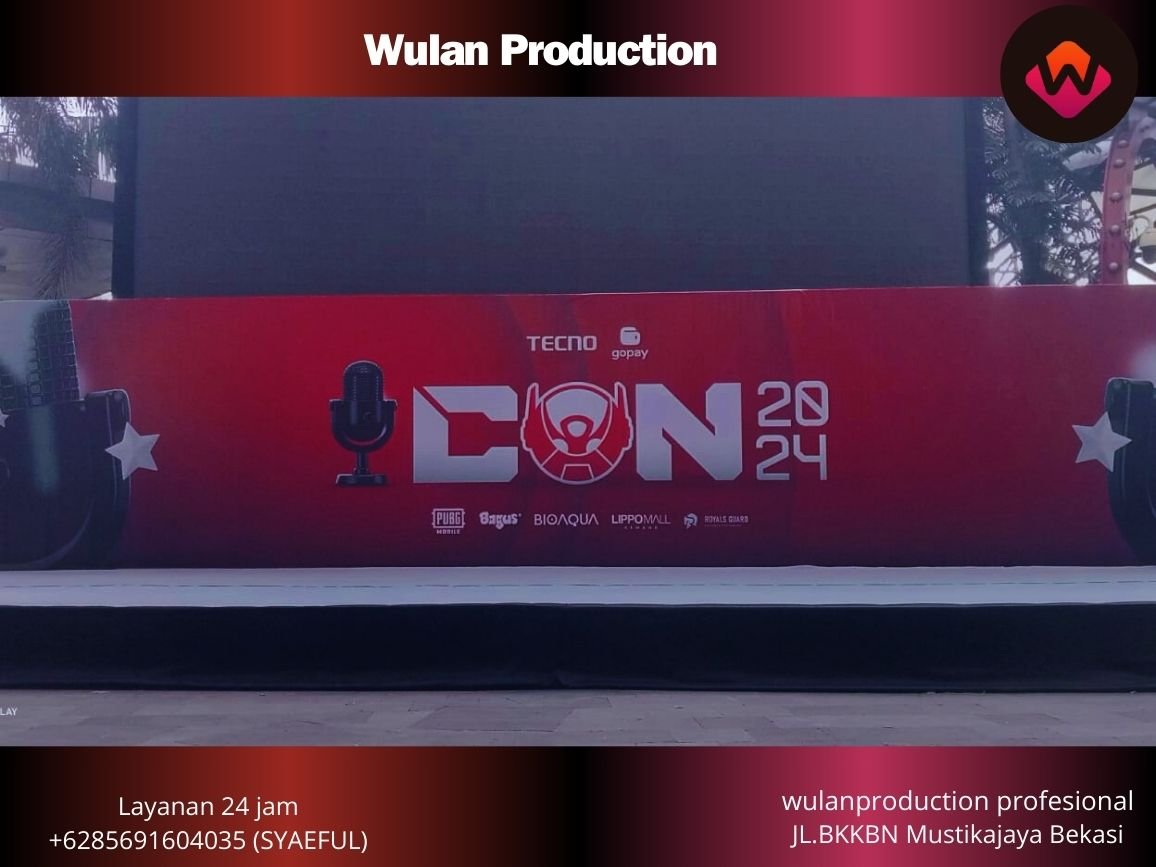 Pusat Layanan Sewa Custom Panggung Backdrop Jakarta