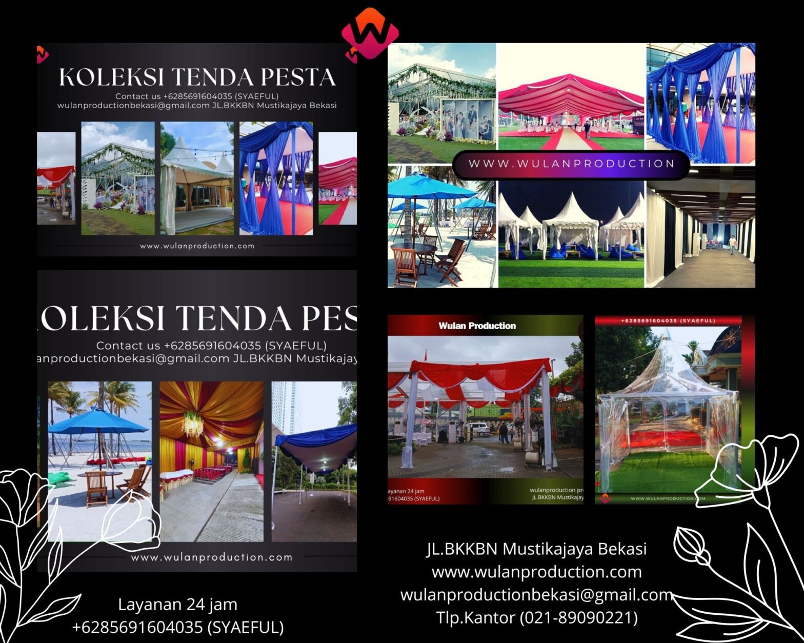 Sewa Tenda Aneka Model Dekorasi Area Bogor Kota