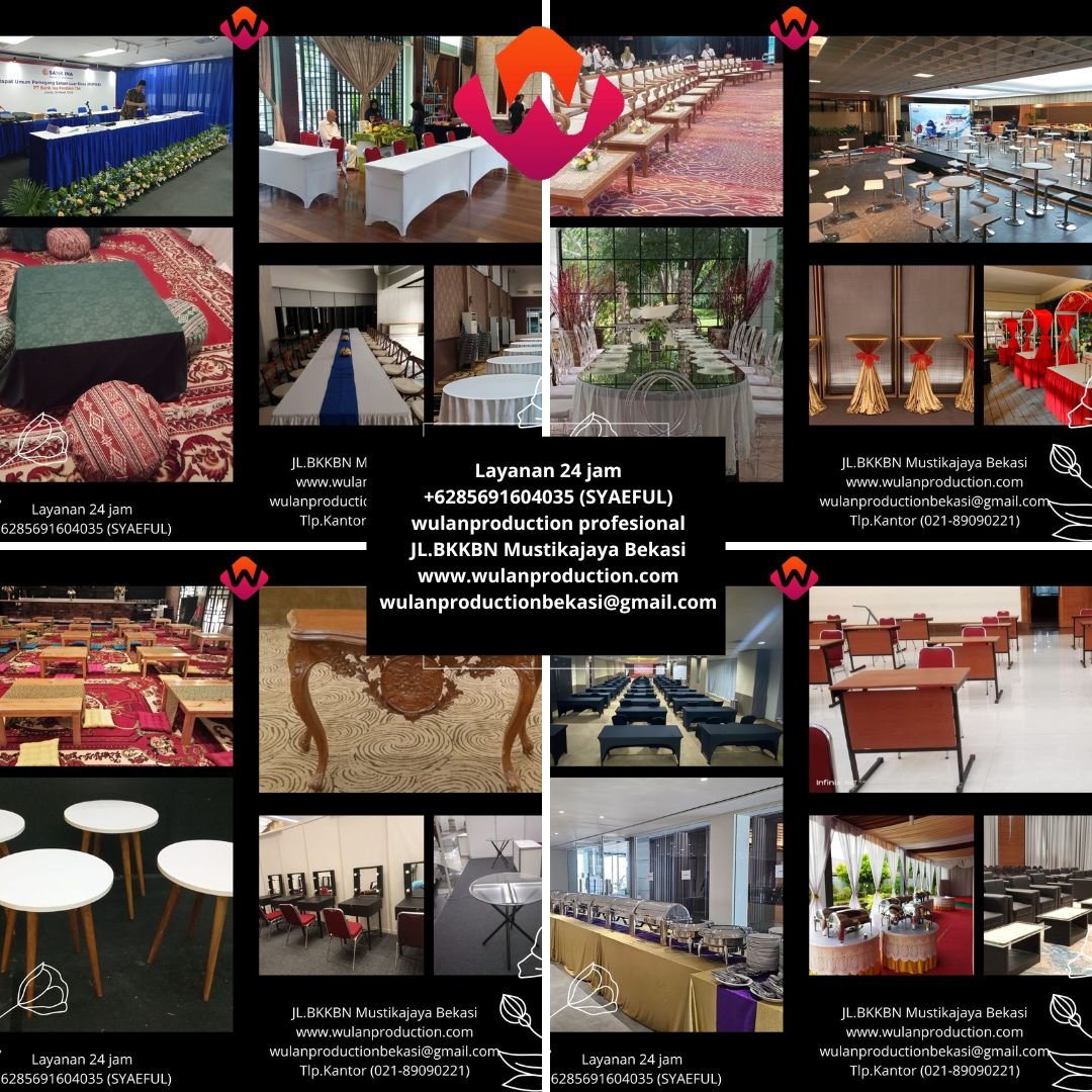 Tempat Sewa Meja Berkualitas Dengan Berbagai Tipe di Area Jakarta Pusat