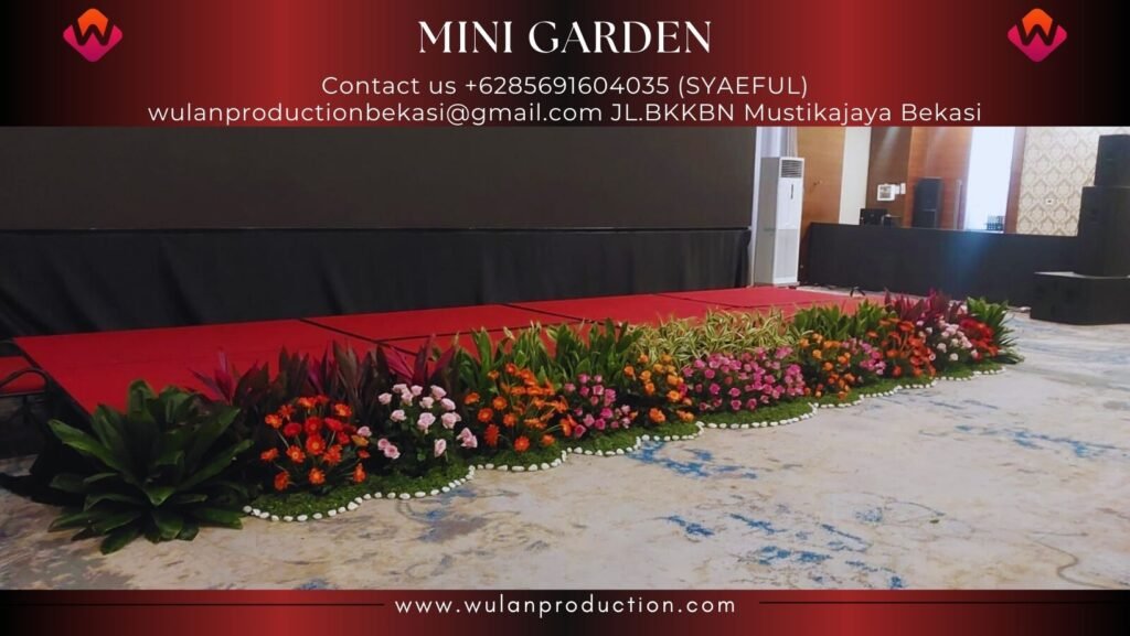 Jasa Sewa Minigarden Full Bunga Cantik di Area Jakarta