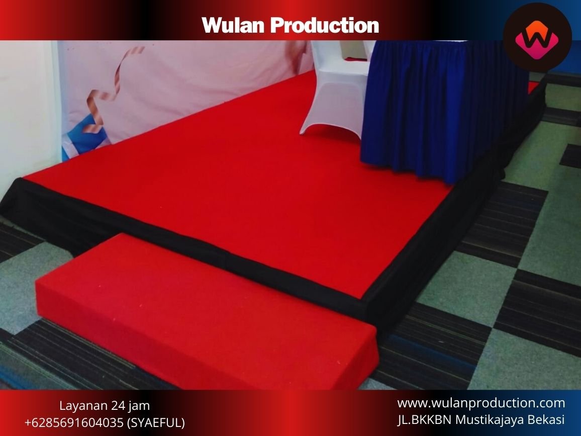 Layanan Sewa Panggung Karpet Merah Event Indoor Area Jabodetabek