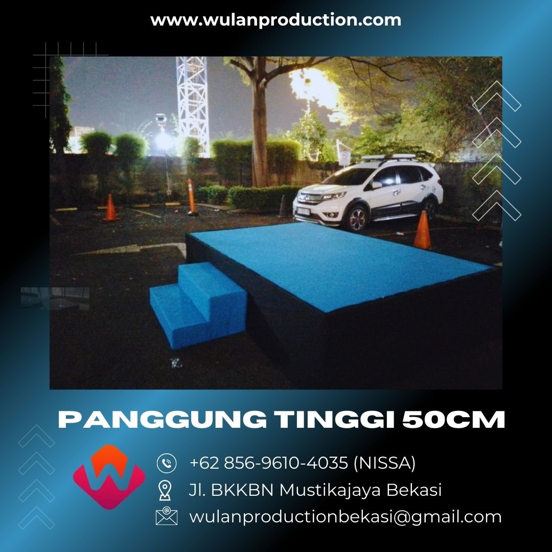 Rental Stage Tinggi Medium 50cm Jakarta