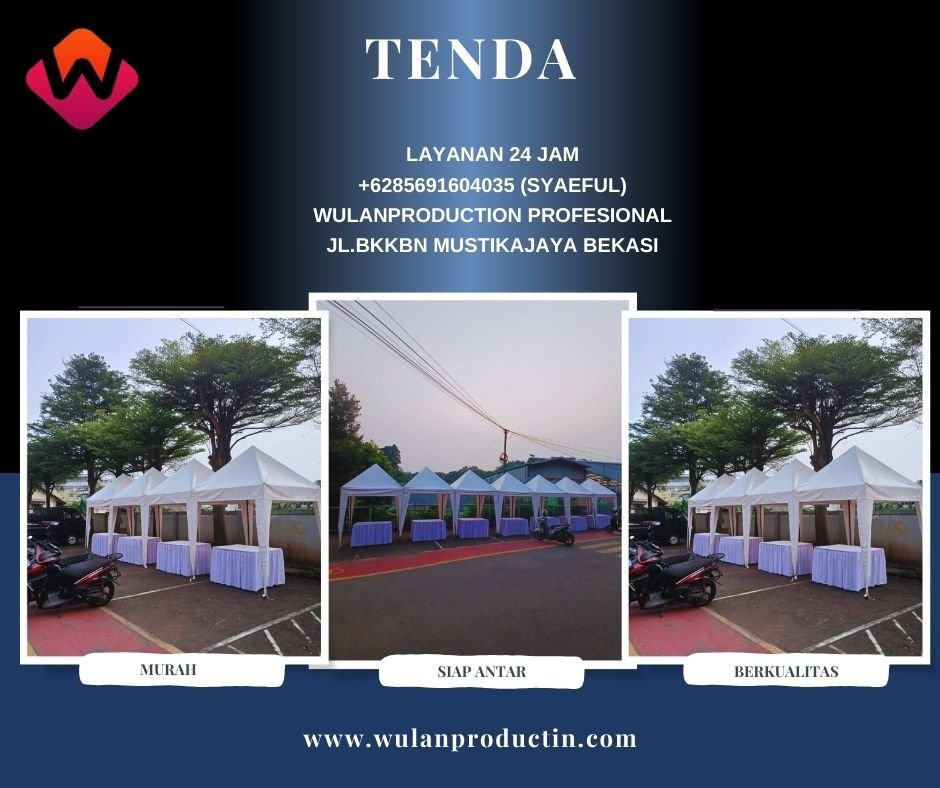 Sewa Tenda Jenis Bazar Type Sarnafil Dan Tenda Cafe Jakarta