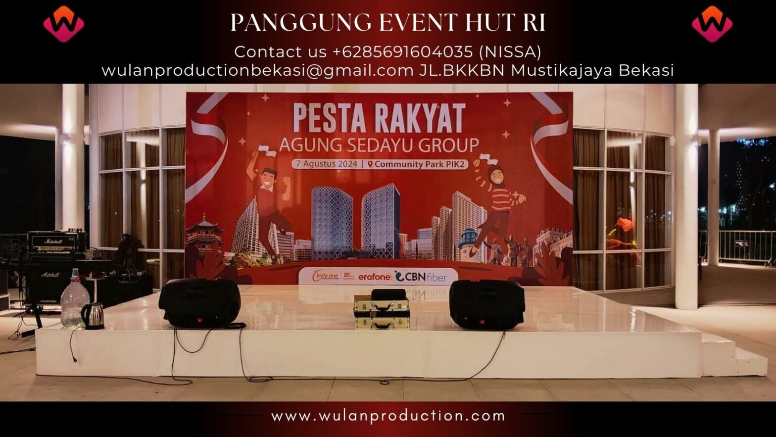 Sewa Panggung Event Karnaval HUT-RI Jakarta