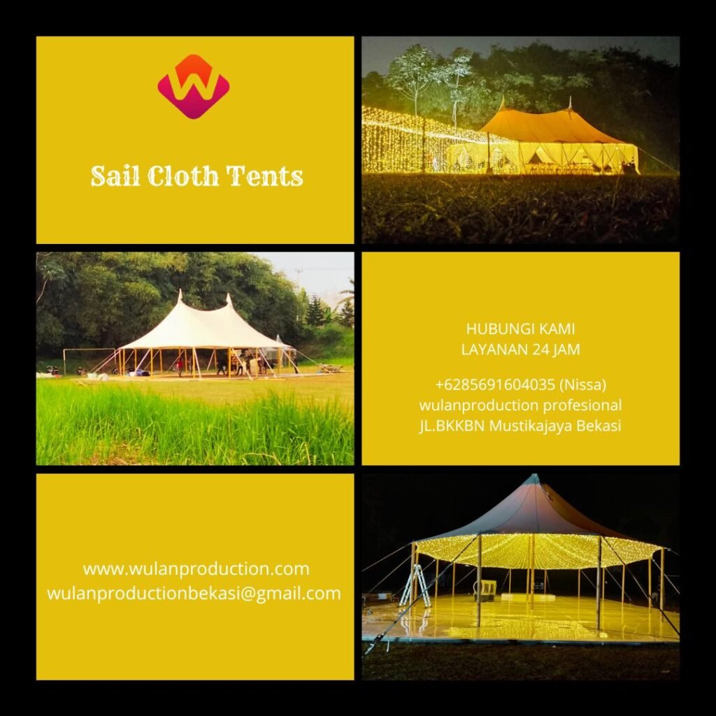 Sewa Sail Cloth Tents Atap Lancip Jakarta