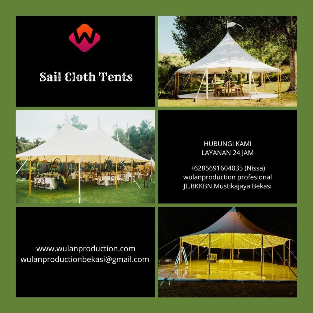 Sewa Sail Cloth Tents Atap Lancip Jakarta