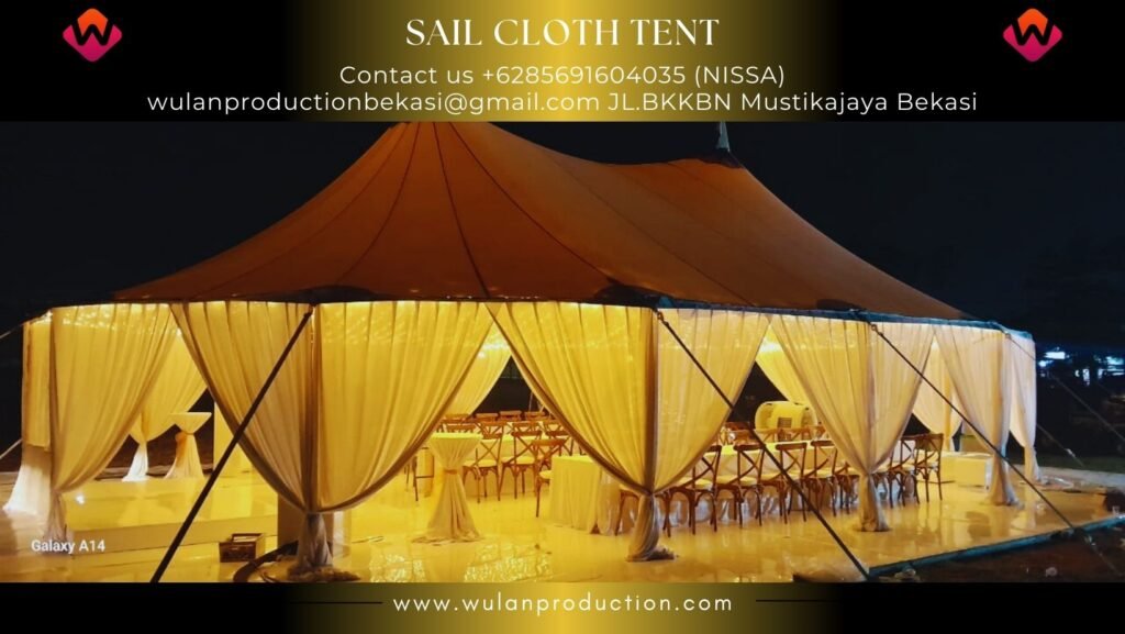 Sewa Sail Cloth Tents Dekorasi Fairy light Bandung