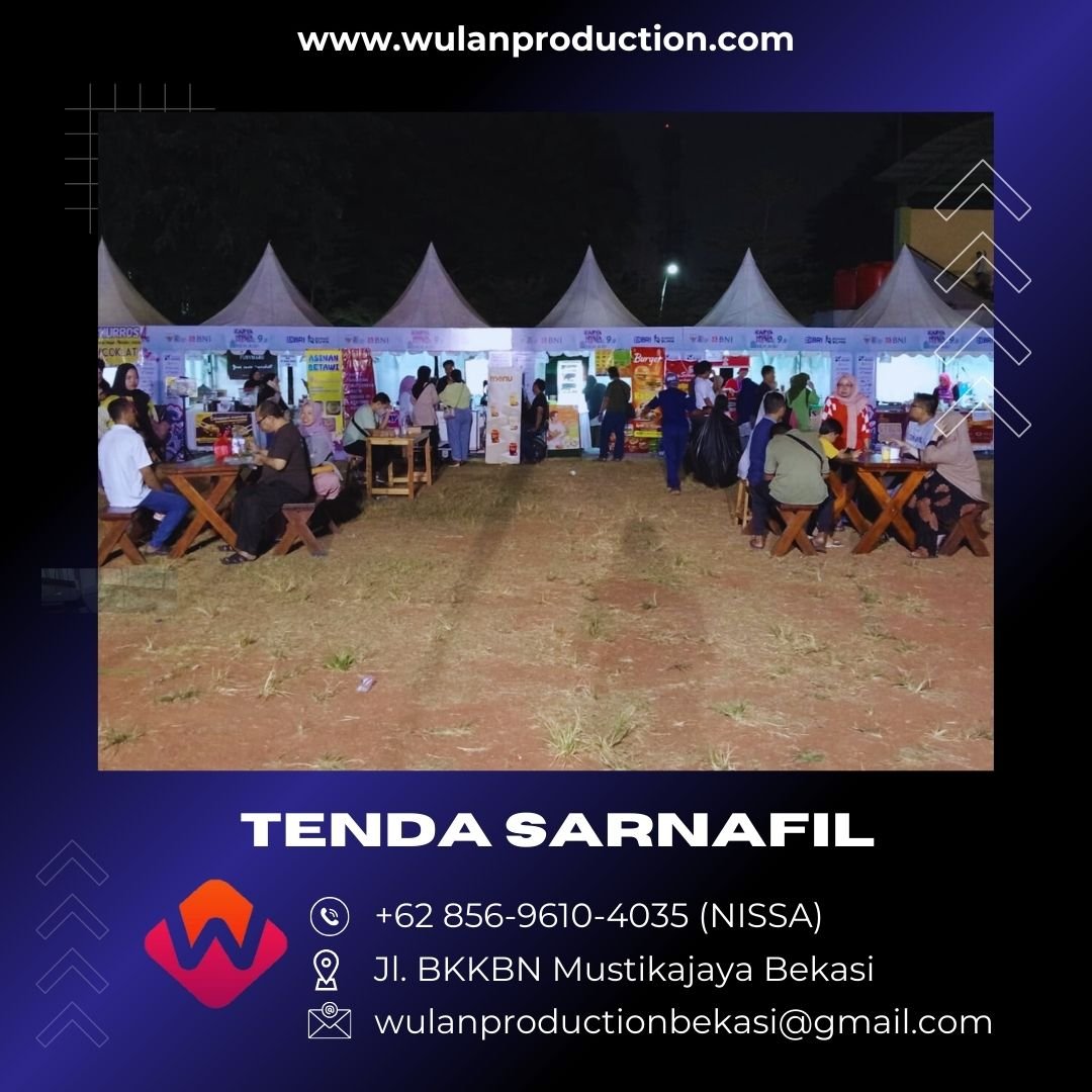 Sewa Tenda Kerucut Type Sarnafil Atap Putih Jakarta