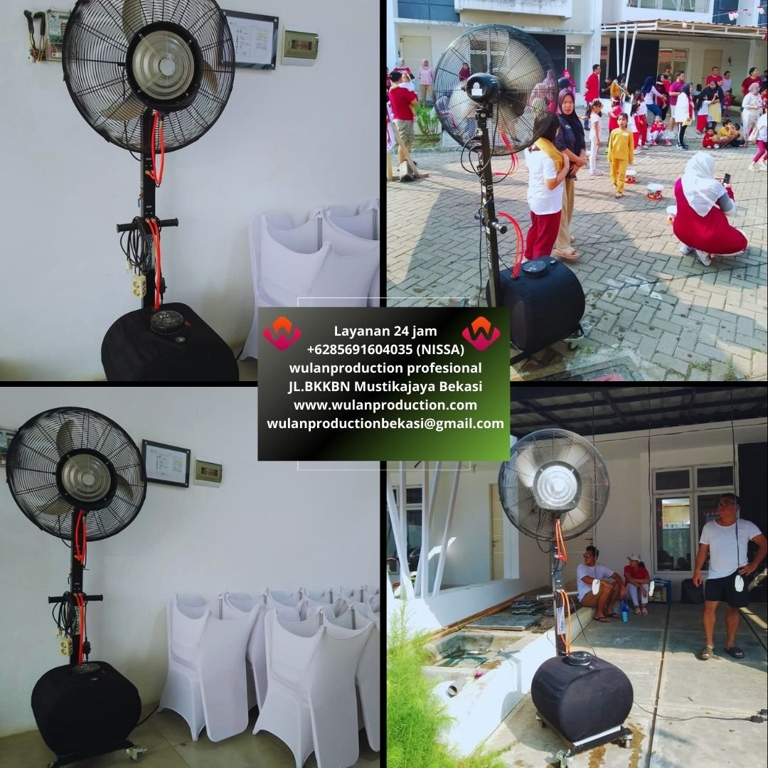 Sewa Kipas Angin Uap Air Atau Cooling Fan Misty cool Area Jakarta