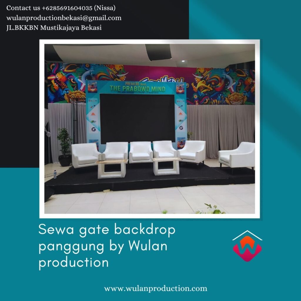 Sewa Backdrop Gate Dan Panggung Area Jakarta