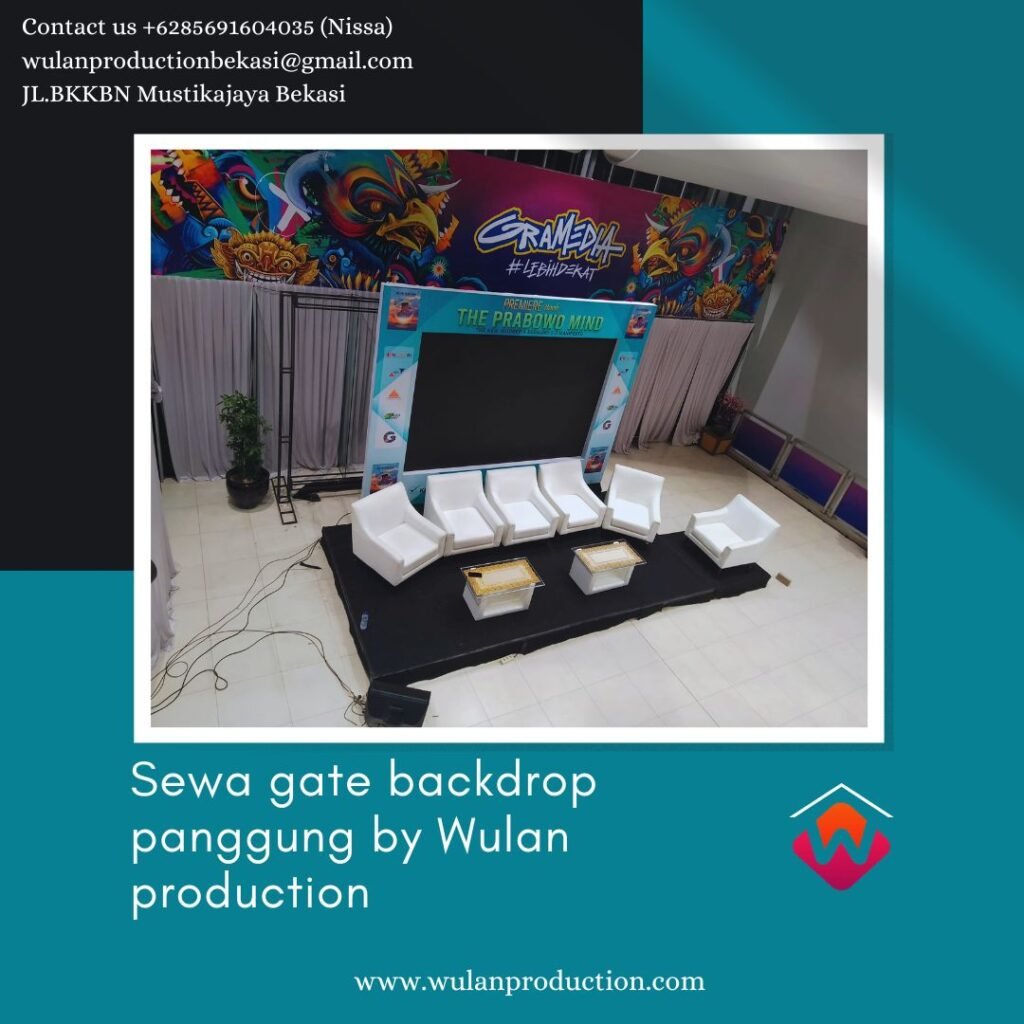 Sewa Backdrop Gate Dan Panggung Area Jakarta