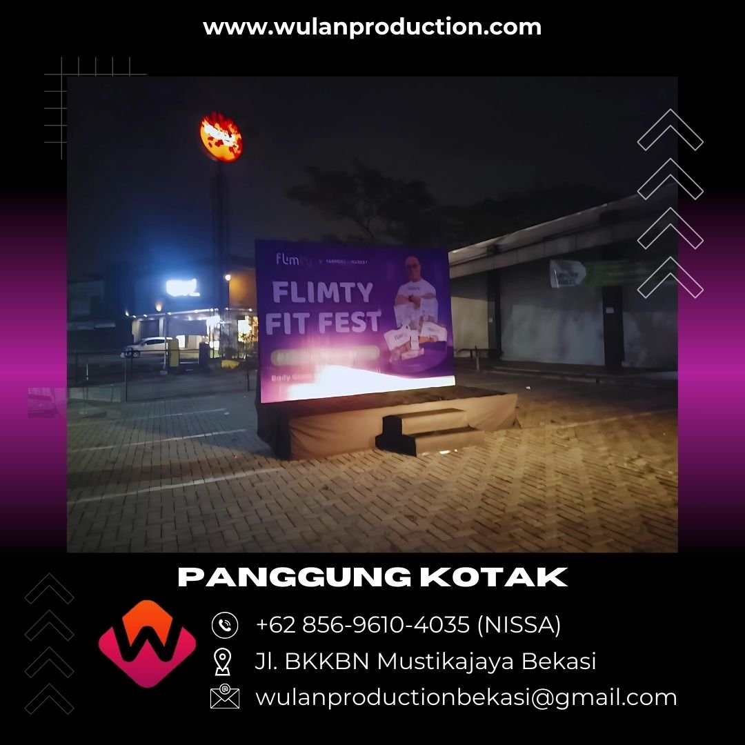 Sewa Panggung Kotak Outdoor Area Grandwisata Bekasi