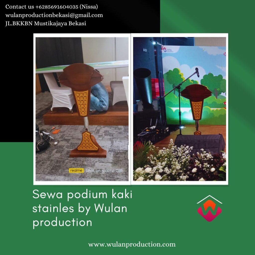 Sewa Podium Kaki Stainless Dan Hydrolic Area Jakarta