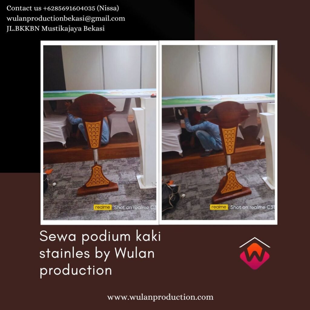 Sewa Podium Kaki Stainless Dan Hydrolic Area Jakarta