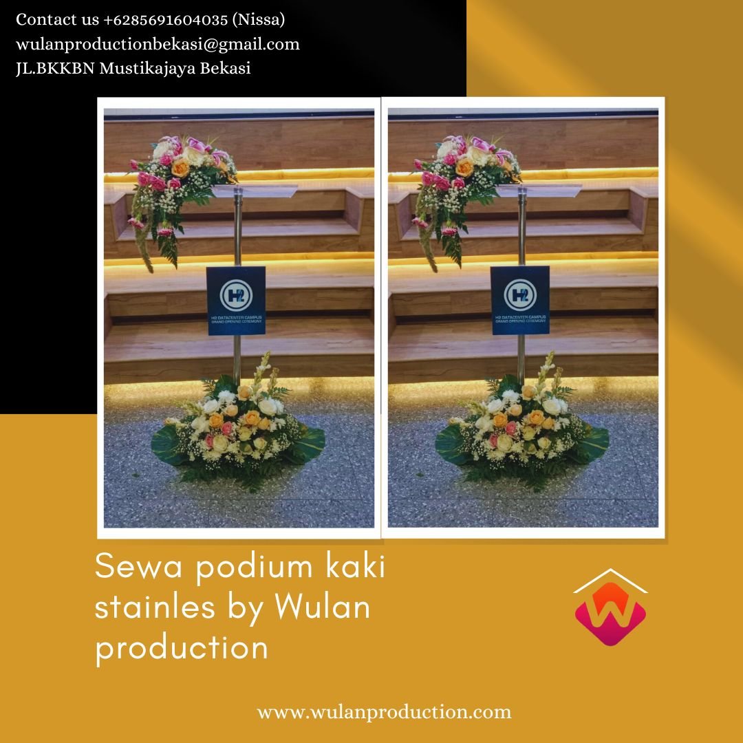 Sewa Podium Kaki Stainless Dan Hydrolic Area Jakarta