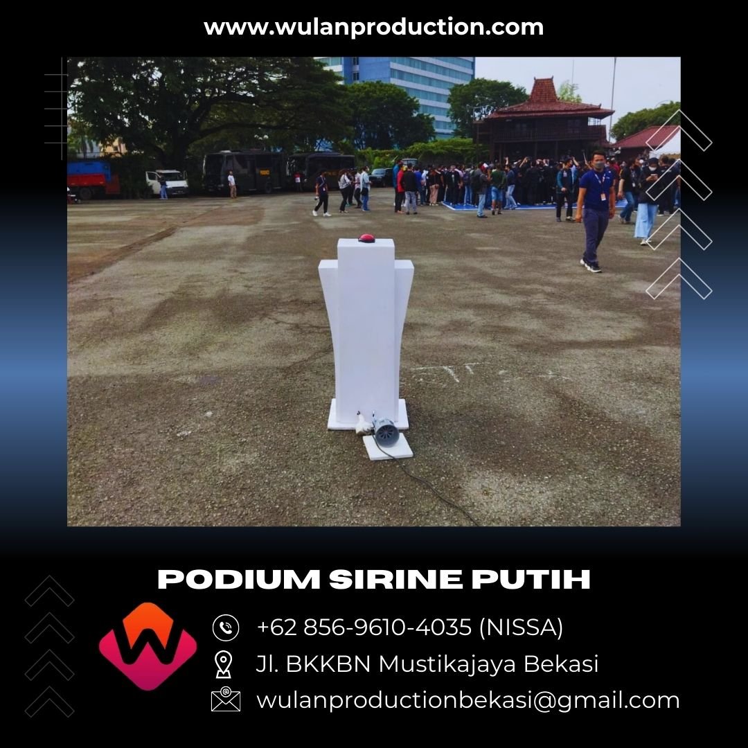 Sewa Podium Sirine Putih Area Terdekat Jakarta