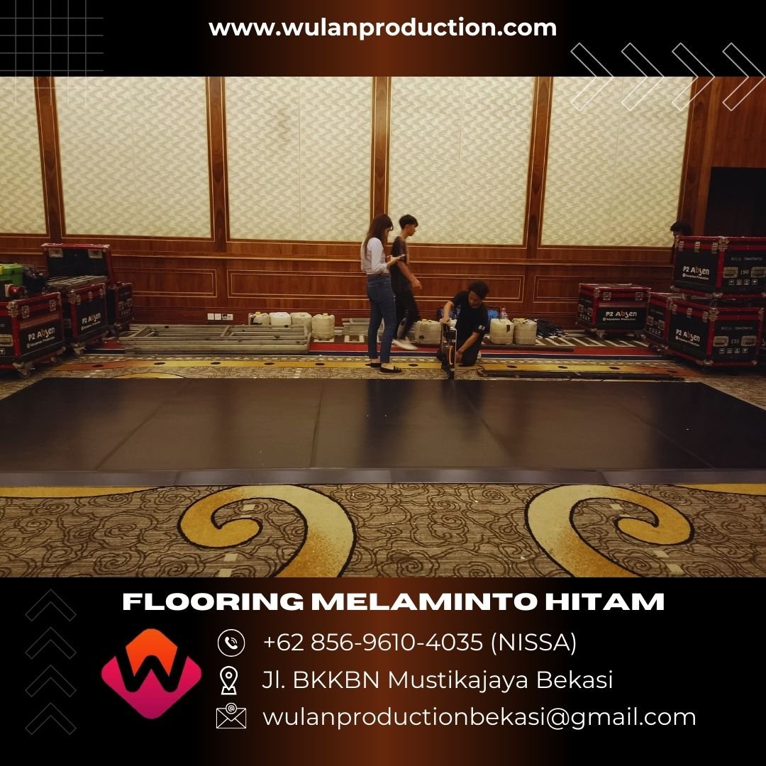 Jasa Sewa Flooring Melaminto Hitam Area Bogor