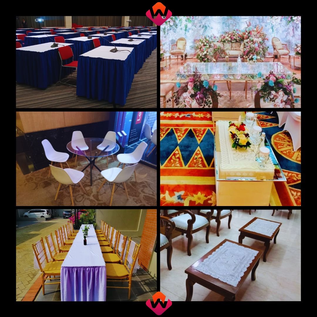 Jasa Sewa Meja Event VIP Dan Standar Area Jakarta