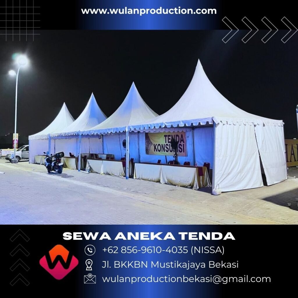 Pusat Rental Tenda Aneka Jenis Dekorasi Area Jakarta