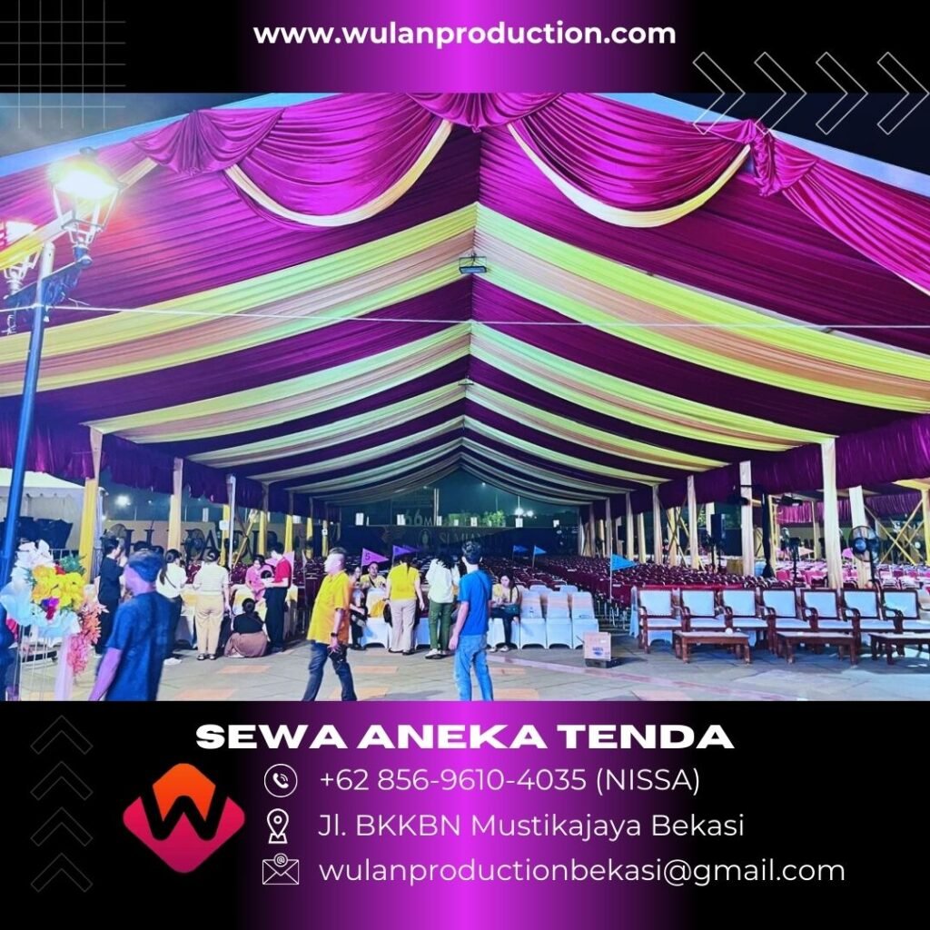 Pusat Rental Tenda Aneka Jenis Dekorasi Area Jakarta