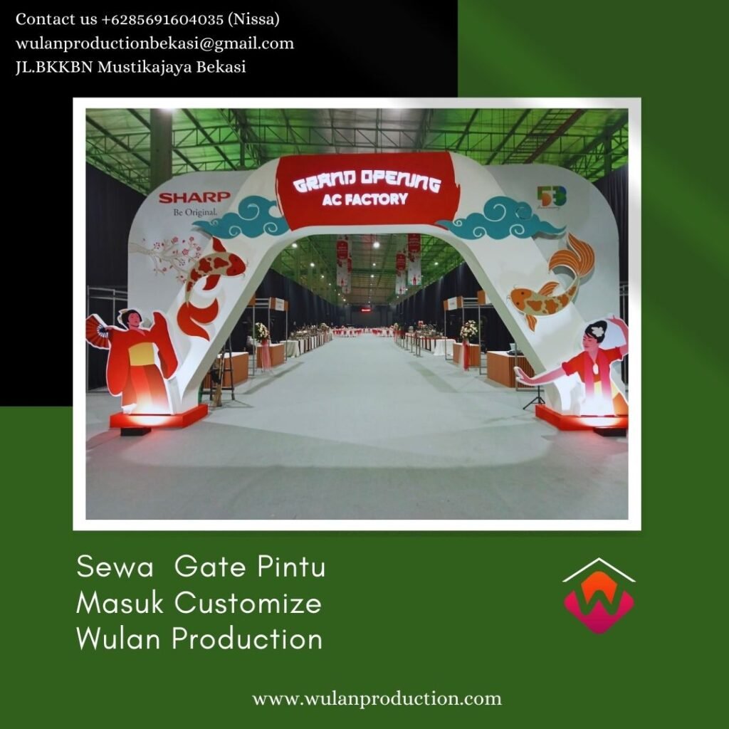 Sewa Gate Pintu Masuk Customize Area Jakarta