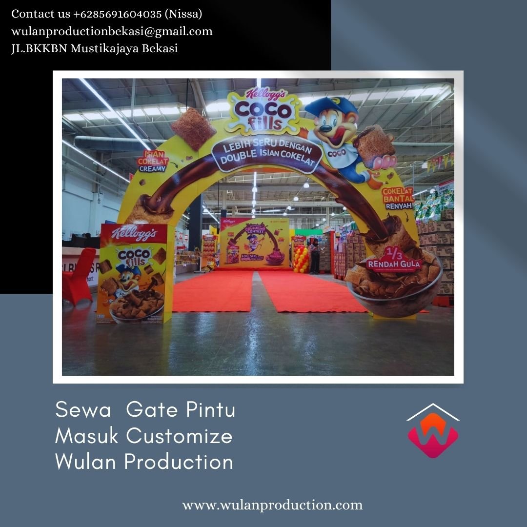 Sewa Gate Pintu Masuk Customize Area Jakarta