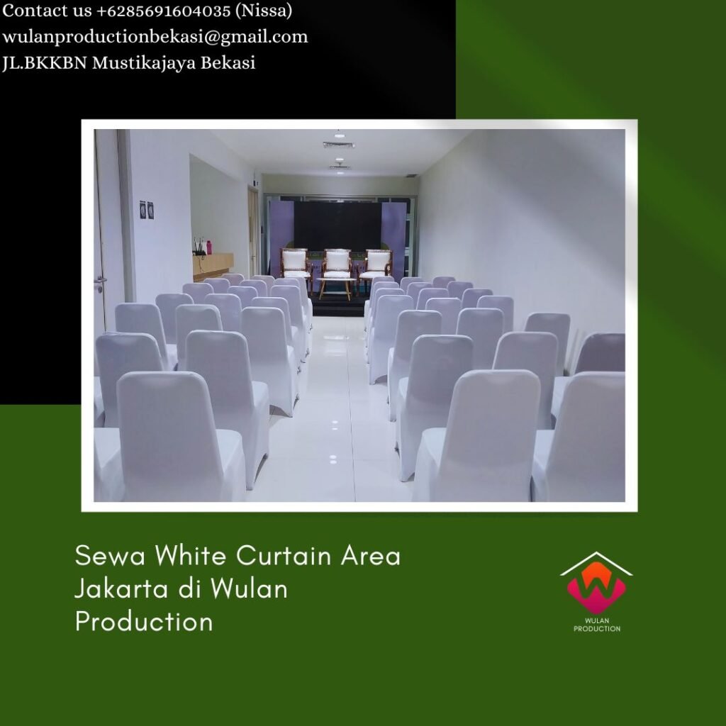 Sewa White Curtain Area Jakarta