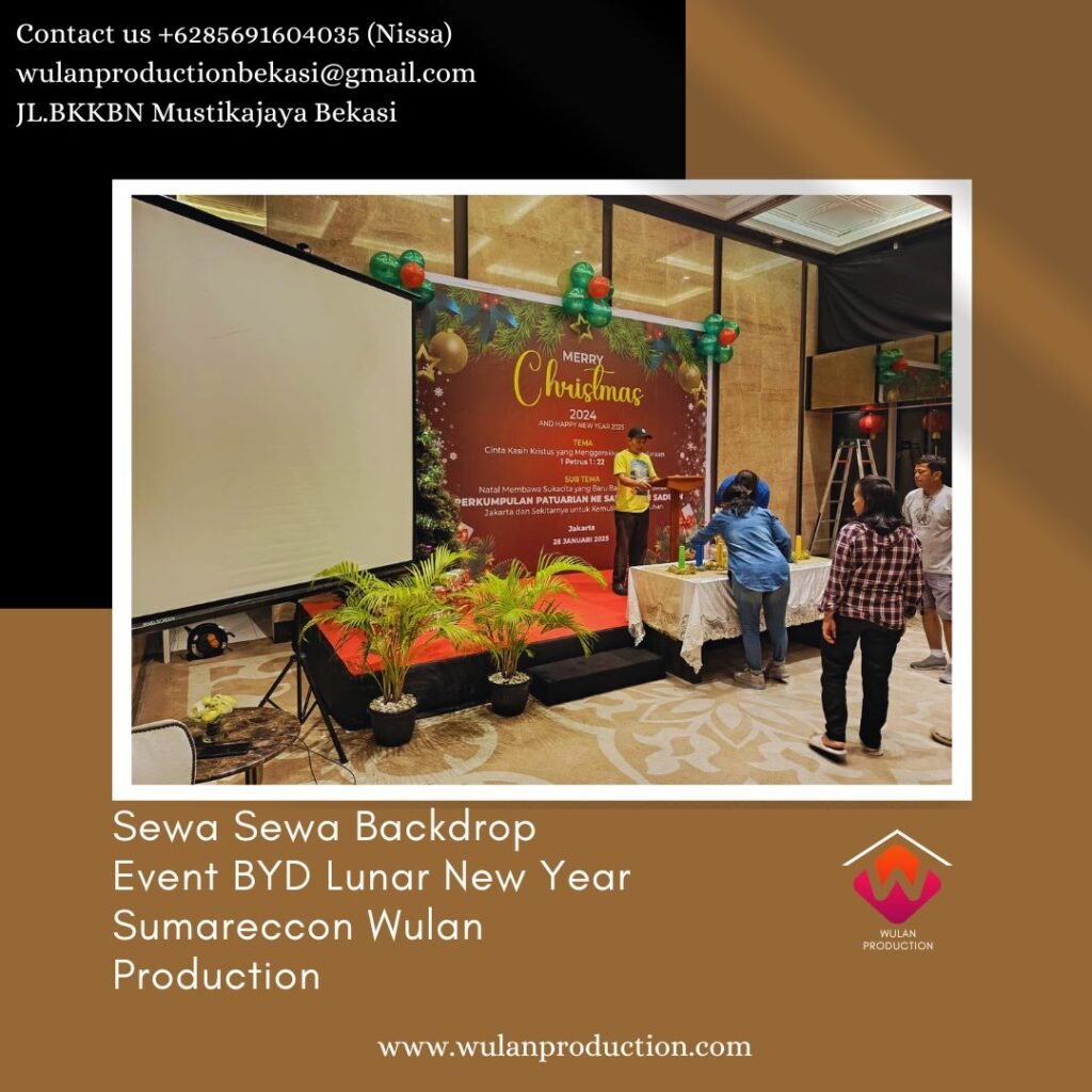 Jasa Sewa Backdrop Event BYD Lunar New Year Summarecon Bekasi