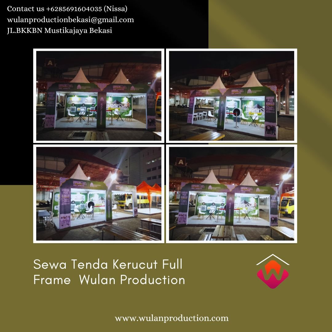 Sewa Tenda Kerucut Full Frame di Jakarta