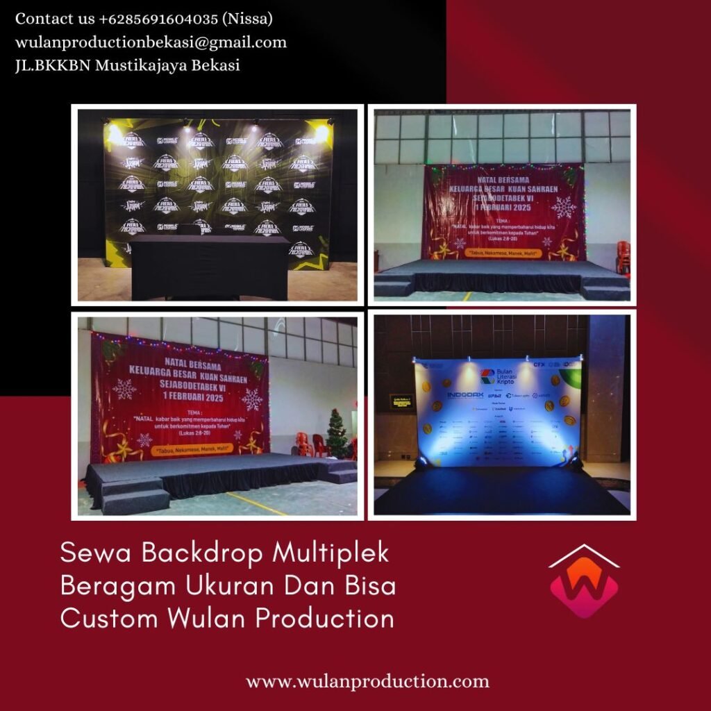 Jasa Sewa Backdrop Multiplek Beragam Ukuran Dan Bisa Custom di Jakarta