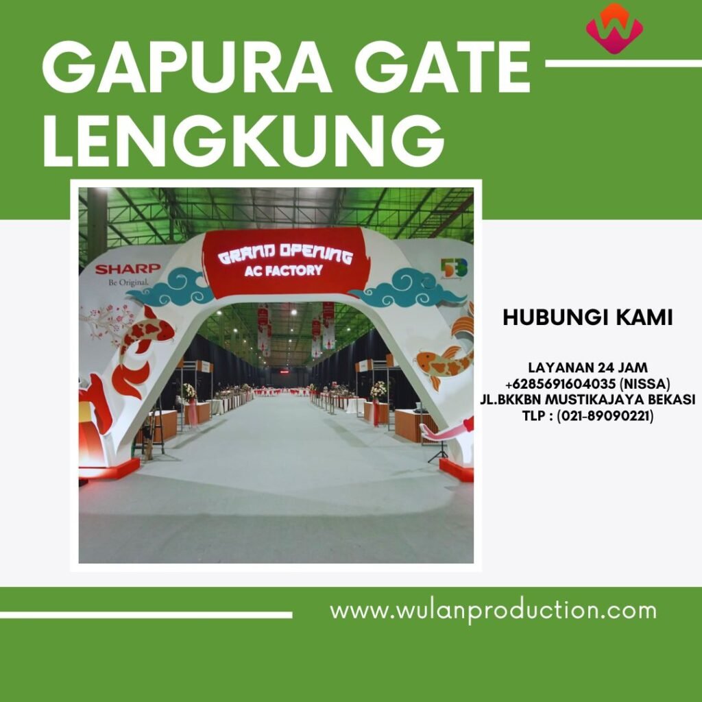 Sewa Gapura Gate Lengkung Area Jakarta