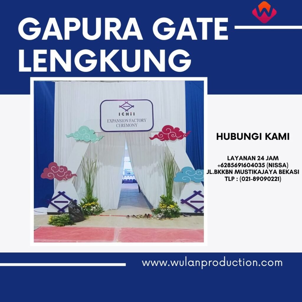 Sewa Gapura Gate Lengkung Area Jakarta