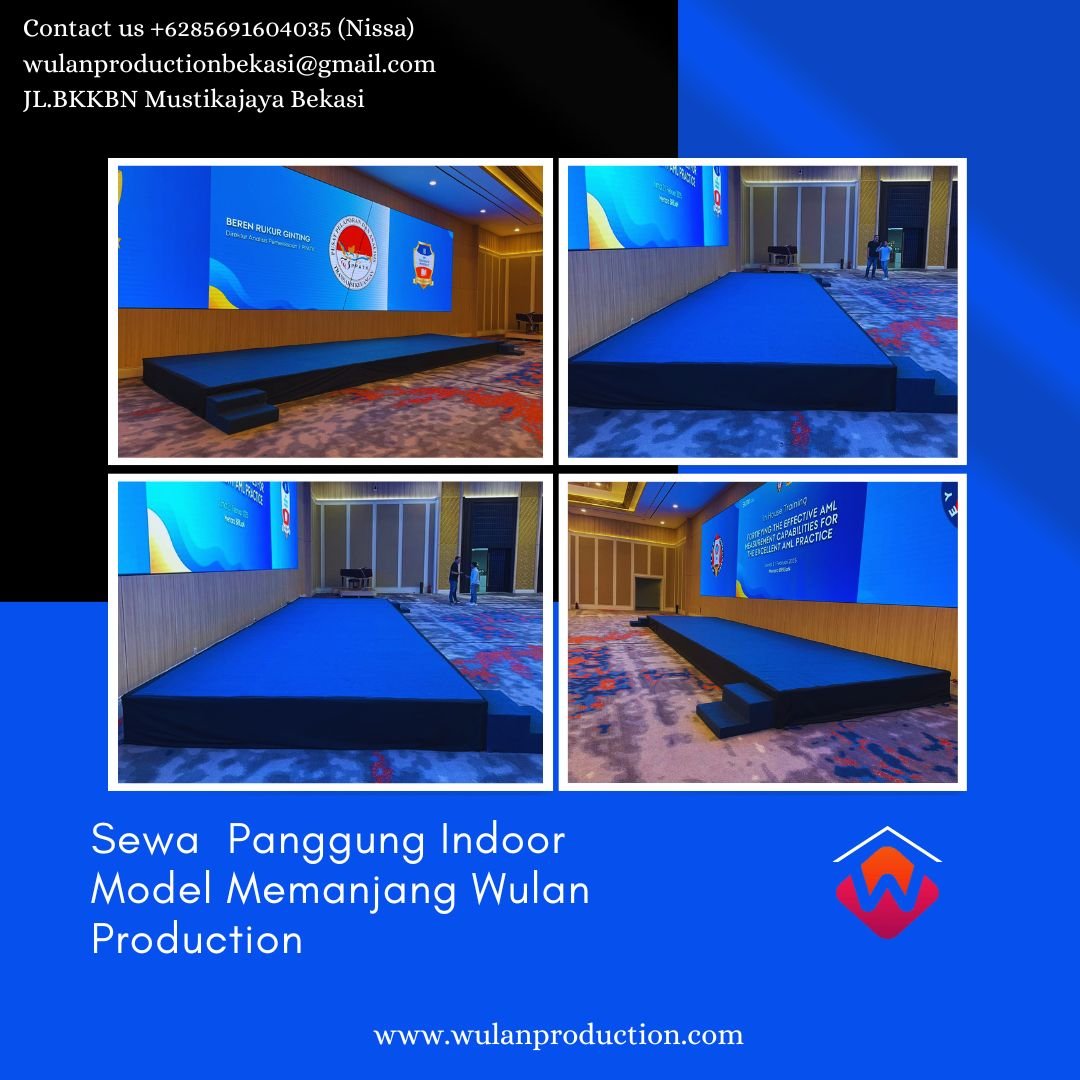 Sewa Panggung Indoor Model Memanjang Area Bandung