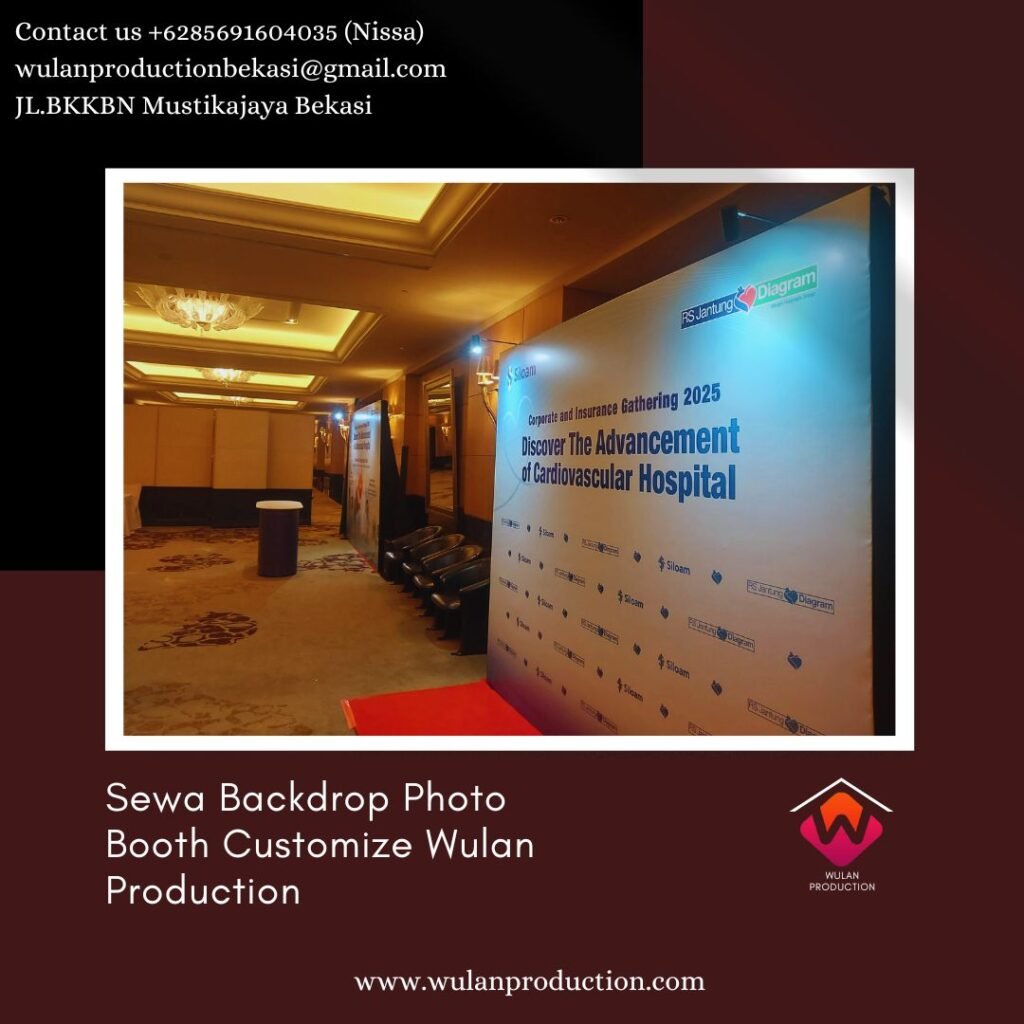 Jasa Sewa Backdrop Photo Booth Customize di Jakarta