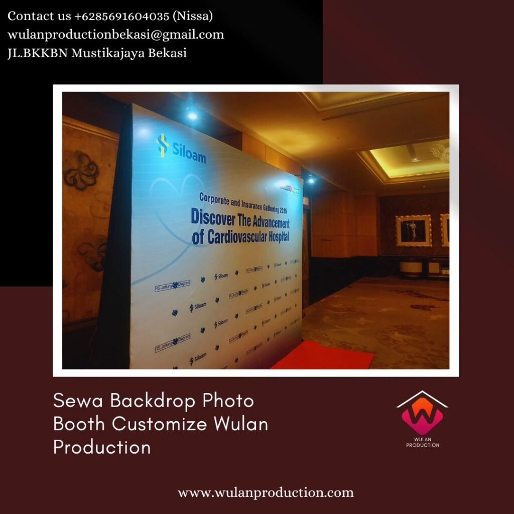 Jasa Sewa Backdrop Photo Booth Customize di Jakarta