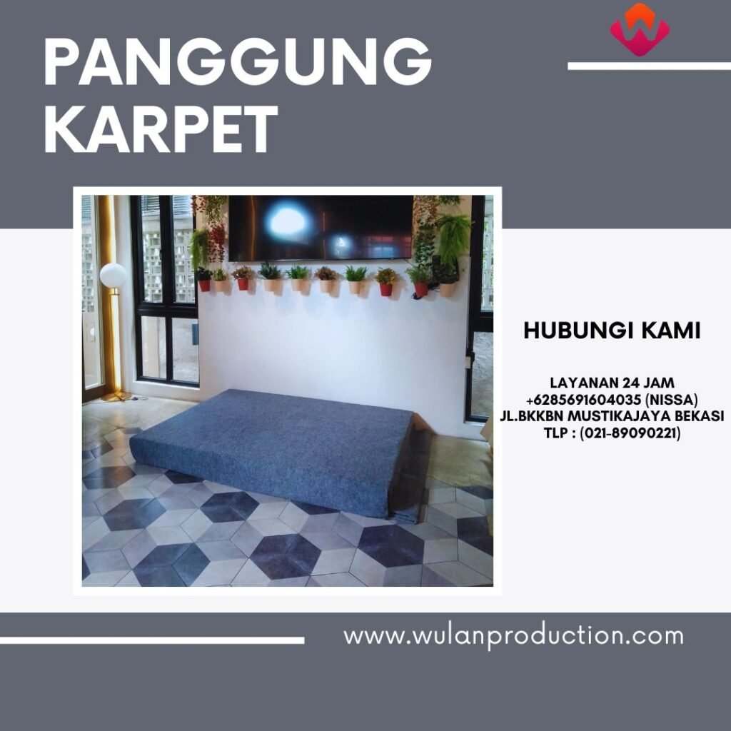 Rental Panggung Cover Karpet Event Langit Seduh Resto Cilandak Jaksel