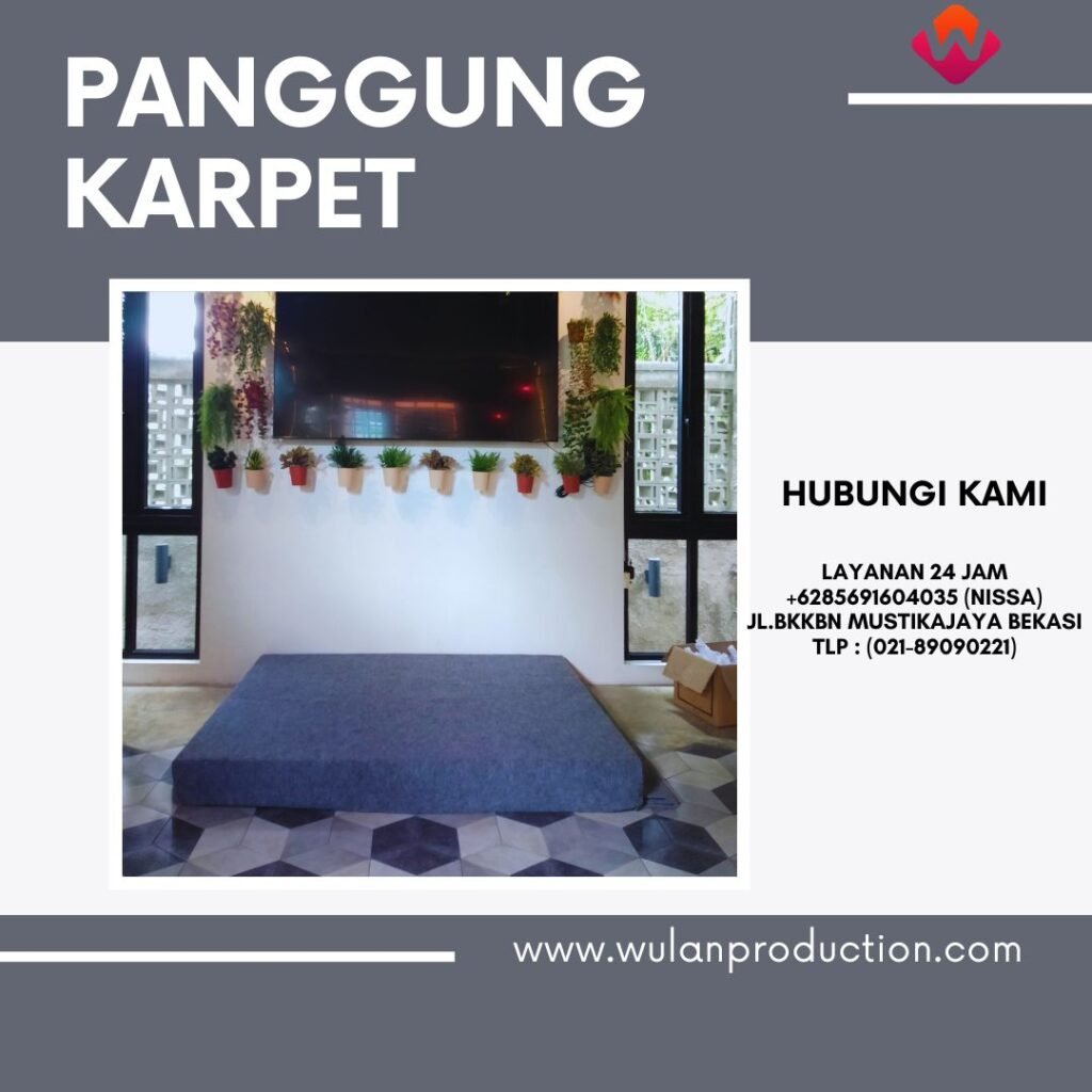 Rental Panggung Cover Karpet Event Langit Seduh Resto Cilandak Jaksel
