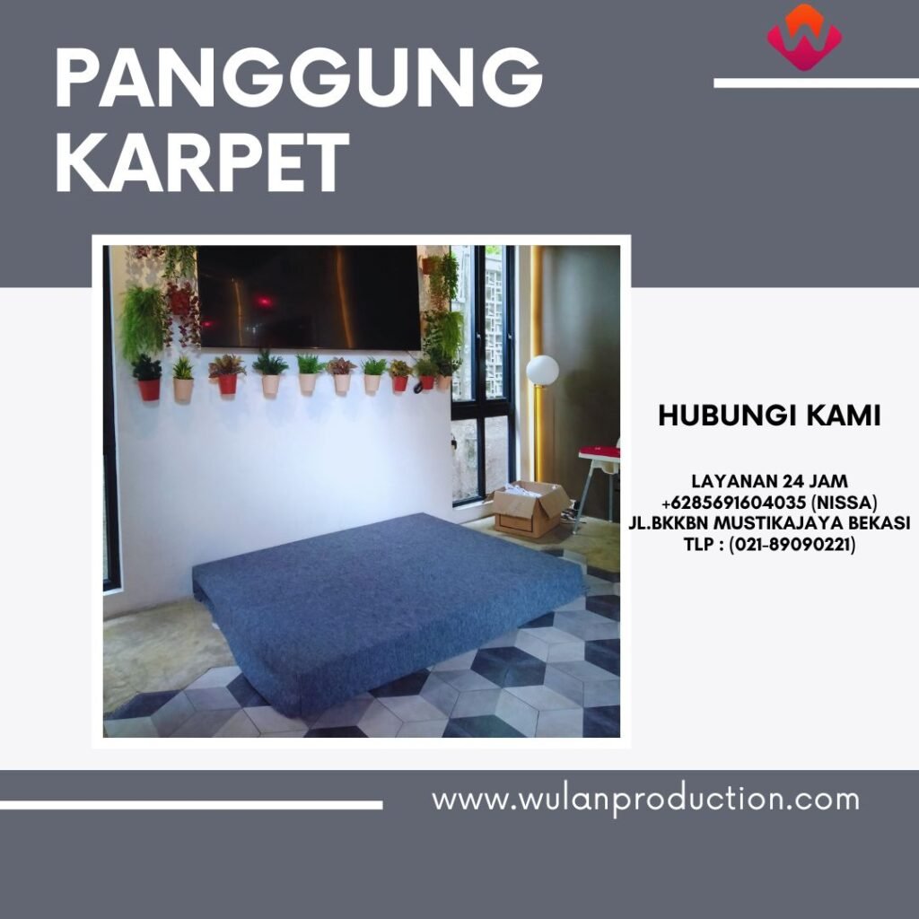 Rental Panggung Cover Karpet Event Langit Seduh Resto Cilandak Jaksel
