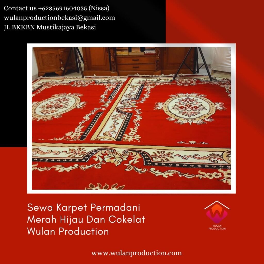 Rental Permadani Merah Hijau Dan Cokelat di Jakarta