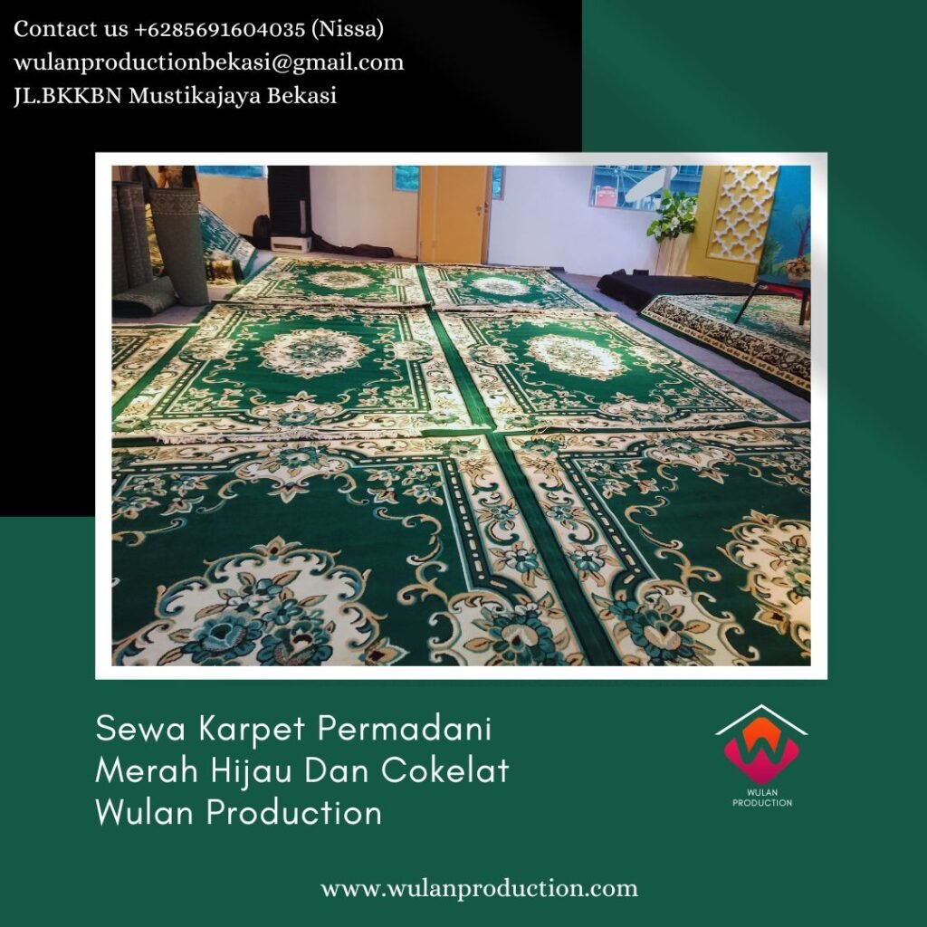 Rental Permadani Merah Hijau Dan Cokelat di Jakarta