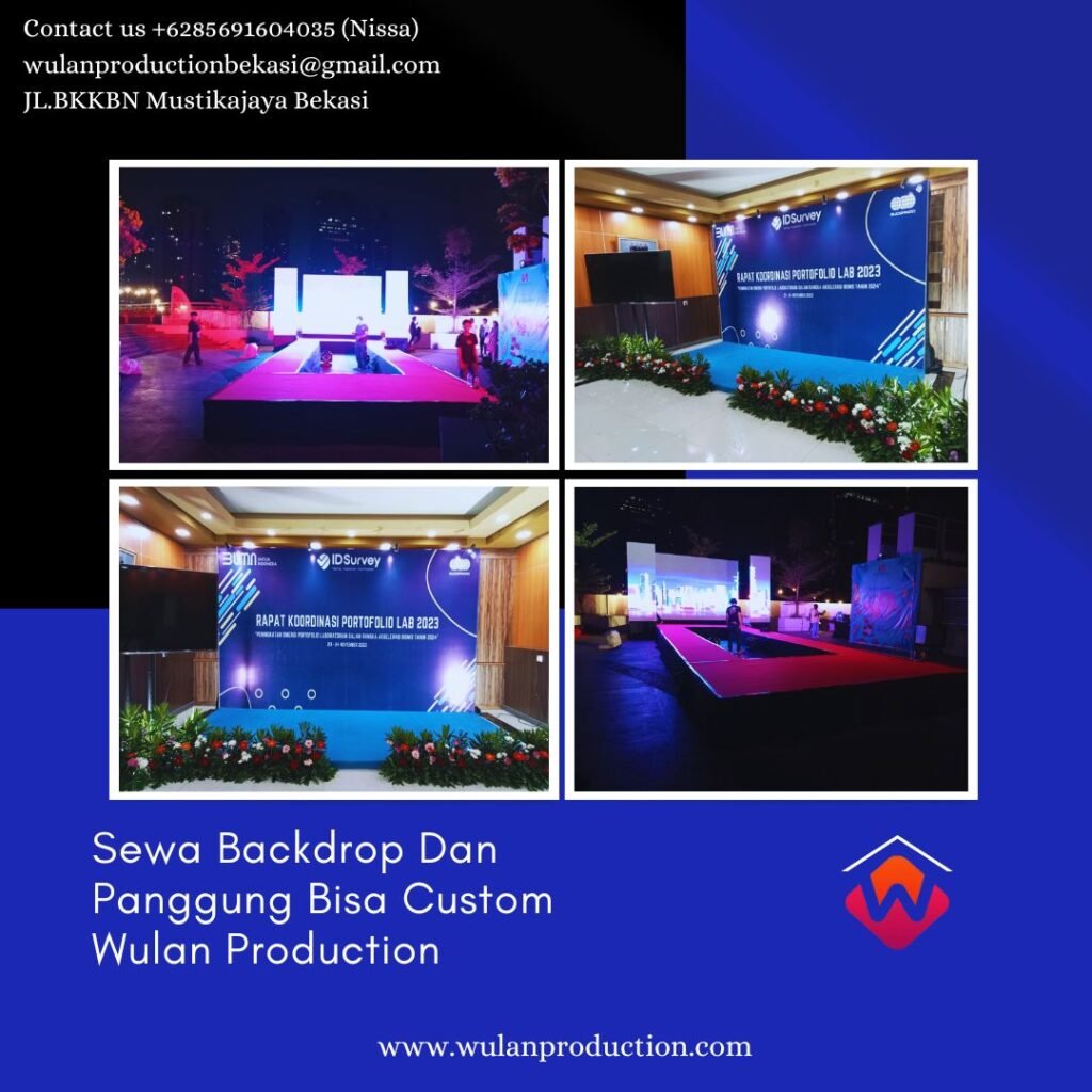 Sewa Backdrop Dan Panggung Bisa Custom Di Jakarta