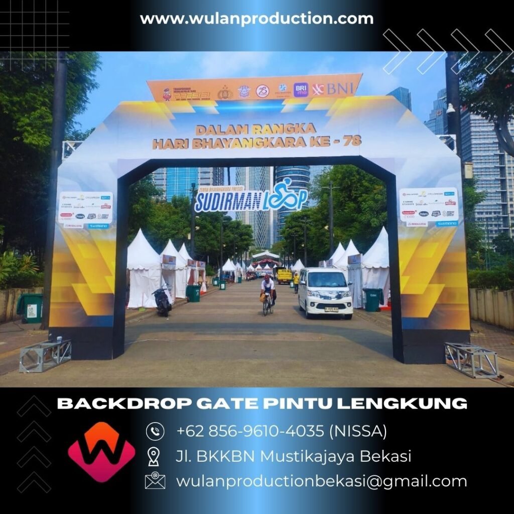 Sewa Backdrop Gate Pintu Lengkung Customize Di Jakarta