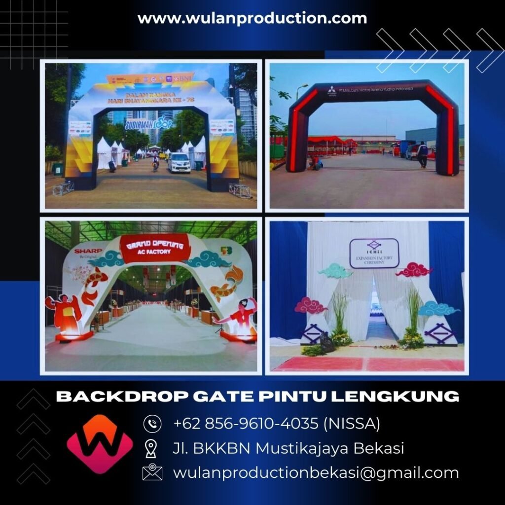 Sewa Backdrop Gate Pintu Lengkung Customize Di Jakarta