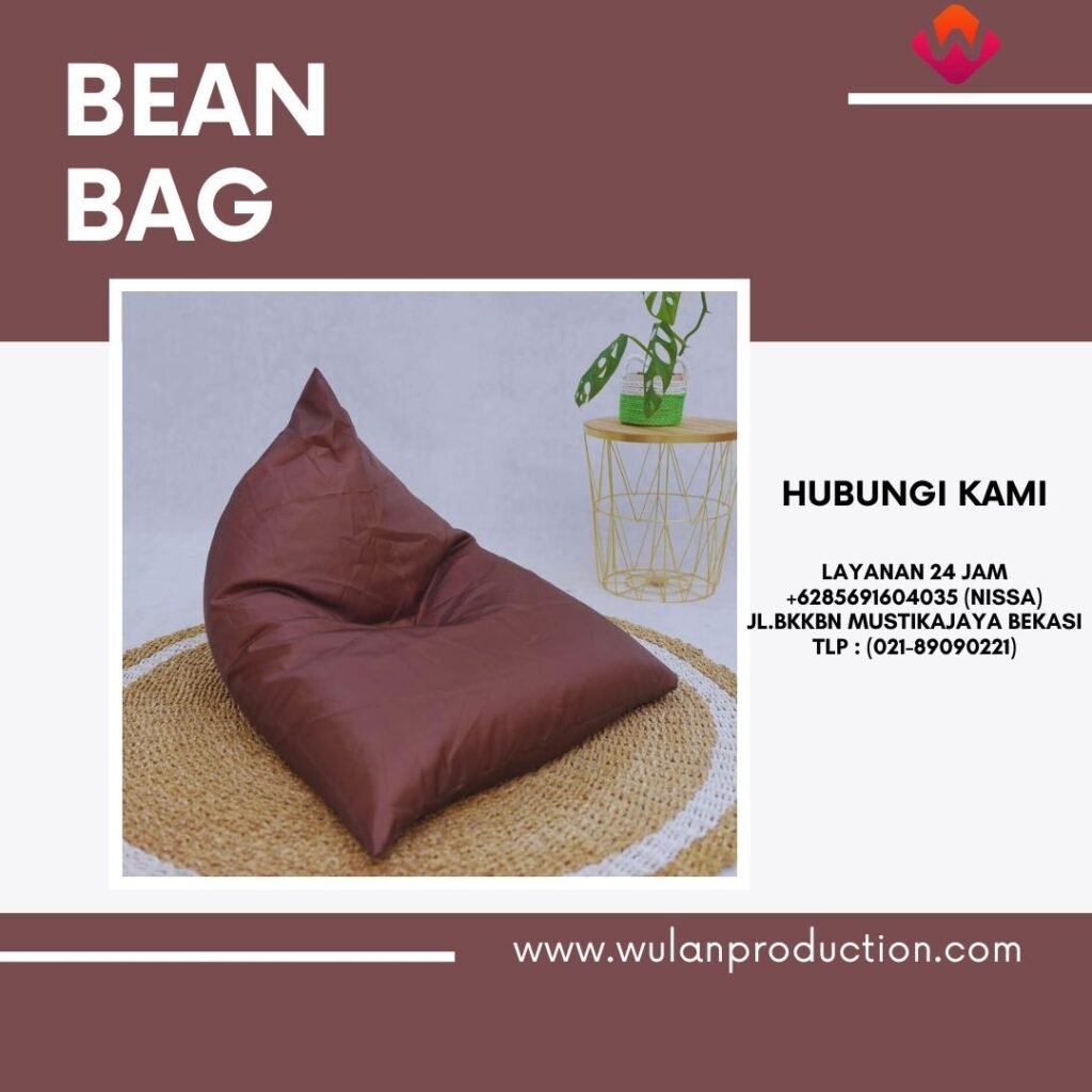 Sewa Bean Bag Prau Atau Kerucut Warna-warni di Jakarta