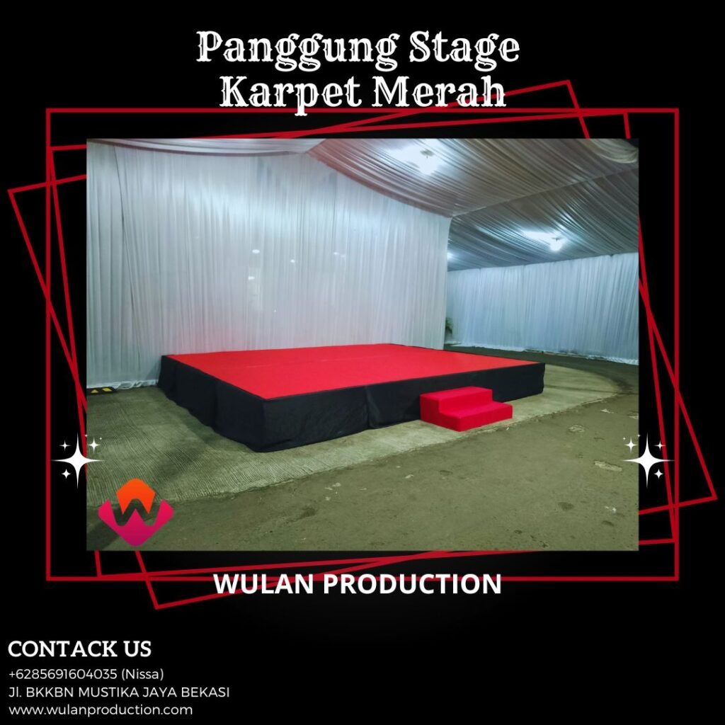 Sewa Panggung Stage Karpet Merah Event PT.Mowilex Indonesia Jakbar